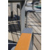 TABLE VERVEINE 200/260X100 - LAME CENTRALE EFFET BOIS