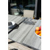 TABLE MIRABELLE 200/260X100 - IMITATION BOIS VIEILLI