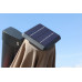 PARASOL 3X3 ECLAIRAGE LED SOLAIRE   ECLAIRAGE SUPPLÉMENTAIRE