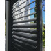 1 PERSIENNES COULISANTES LAMES ALU 922 MM  POUR CÔTÉS 300 CM