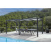 TONNELLE BIOCLIMATIQUE LAVANDE 600X300 - ÉCAIRAGE LEDS - LAMES BLANCHES