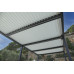 TONNELLE BIOCLIMATIQUE LAVANDE 600X300 - ÉCAIRAGE LEDS - LAMES BLANCHES